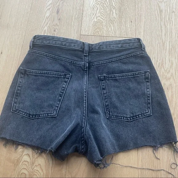 NWT  TOPSHOP MOM BLACK SHORTS - 6 - Picture 4 of 11